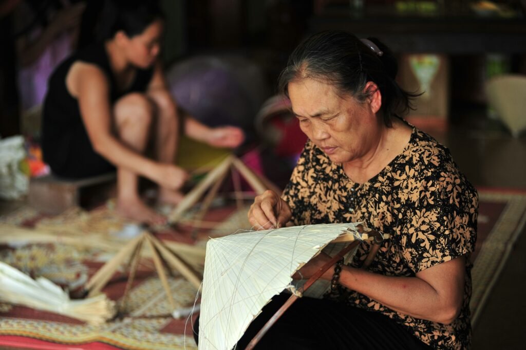 Artisanes au travail