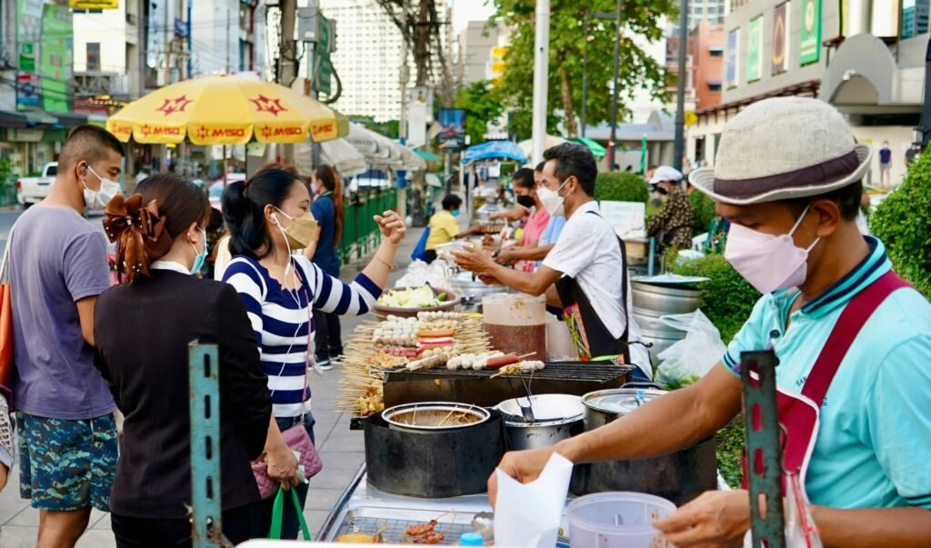 Échoppe de cuisine de rue