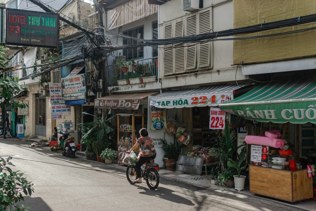 Rue de quartier à Saigon