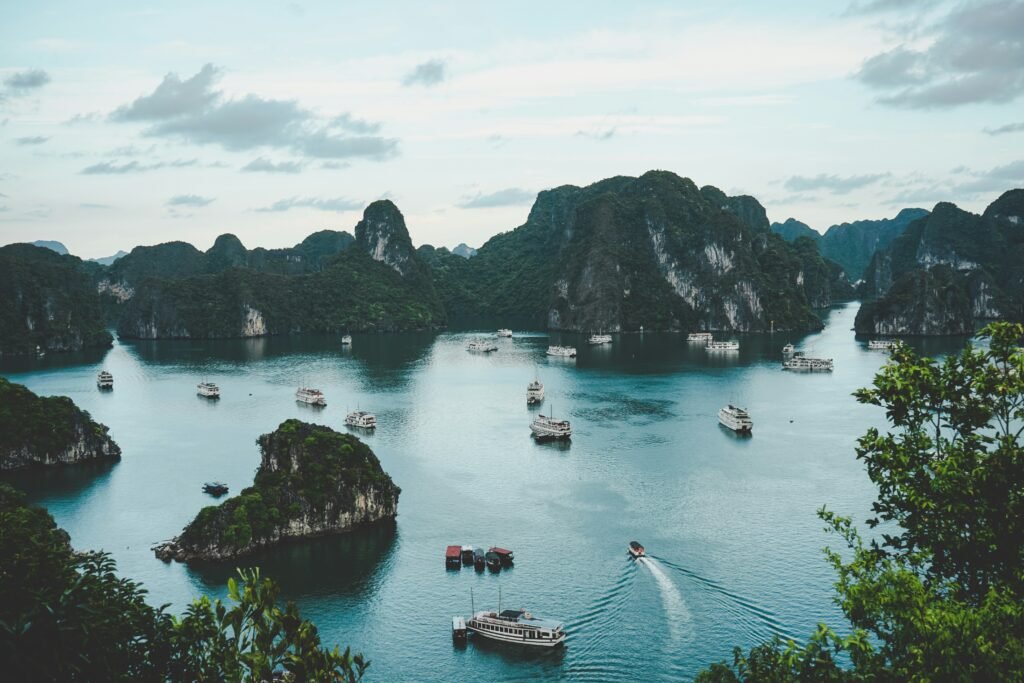 Baie d’Halong vue d’en haut