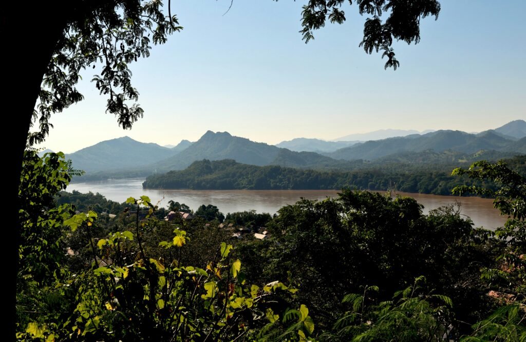 Le Mékong entre les collines
