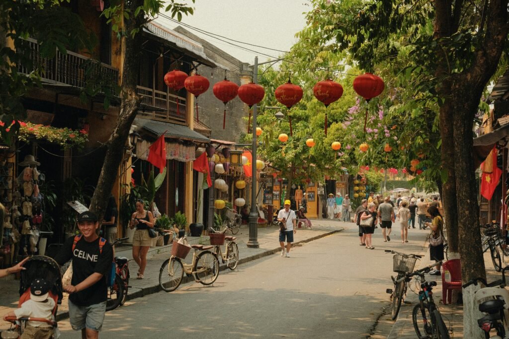 Rue aux lanternes de Hanoï