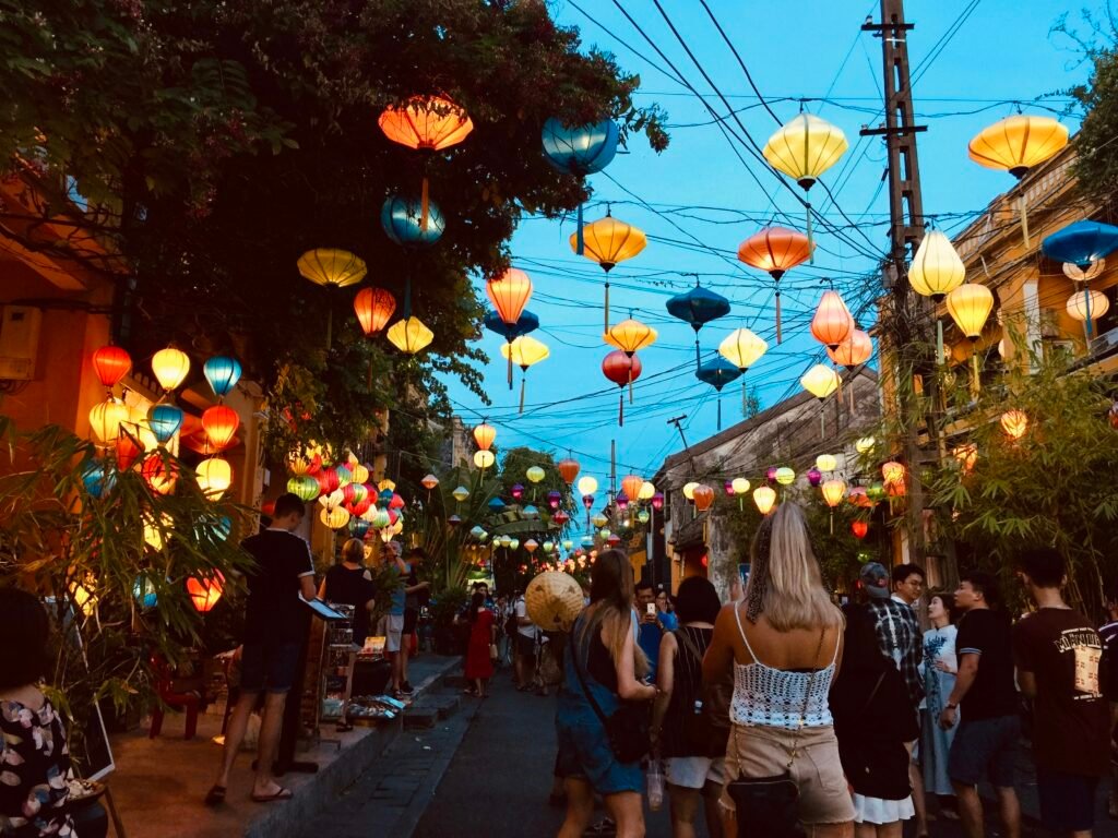 Les lanternes de Hoi An le soir