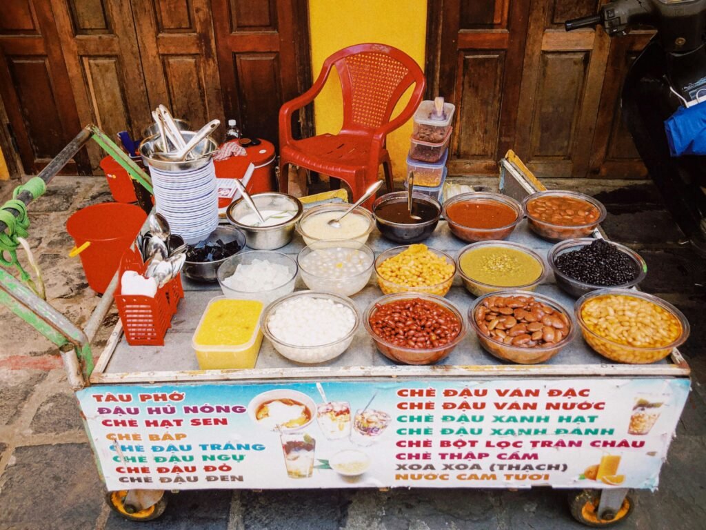 Table de cuisine de rue