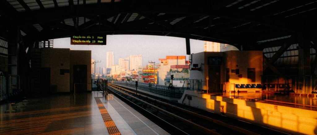 Train en gare