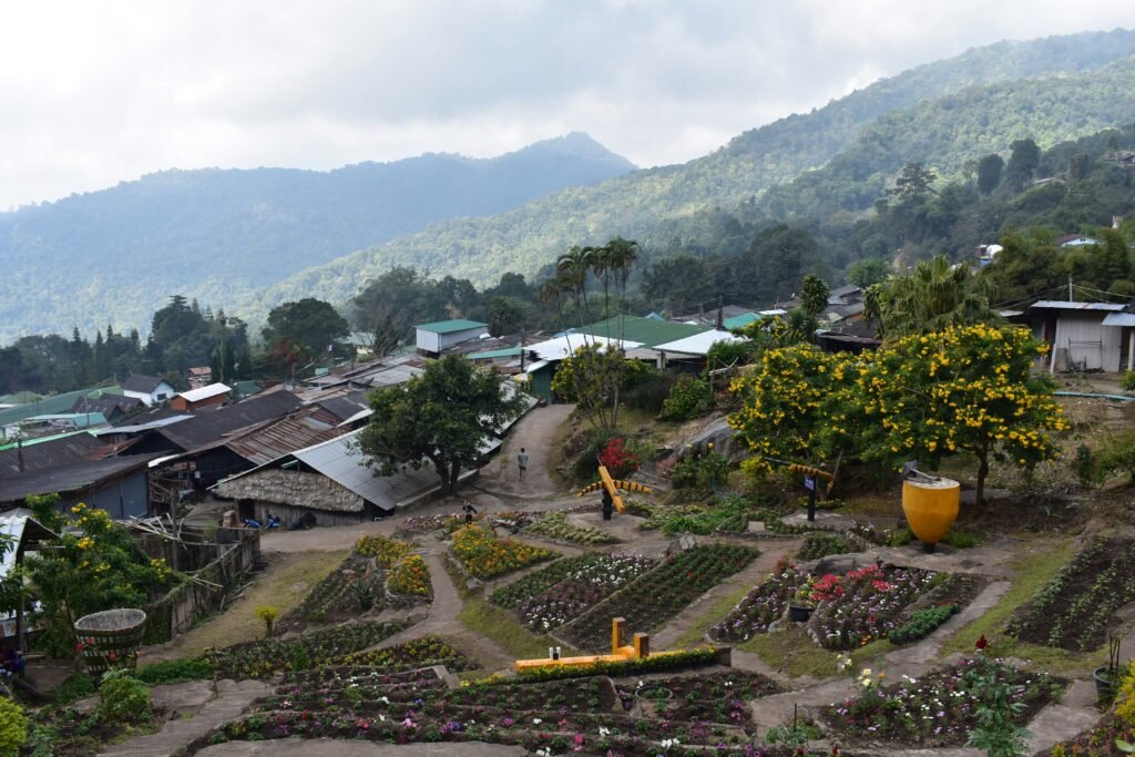 Village de montagne près de Sa Pa